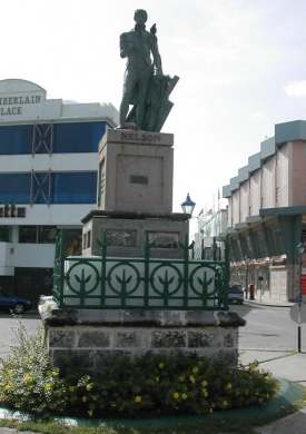 barbados capital nelson statue