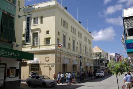 Barbados shopping in the city